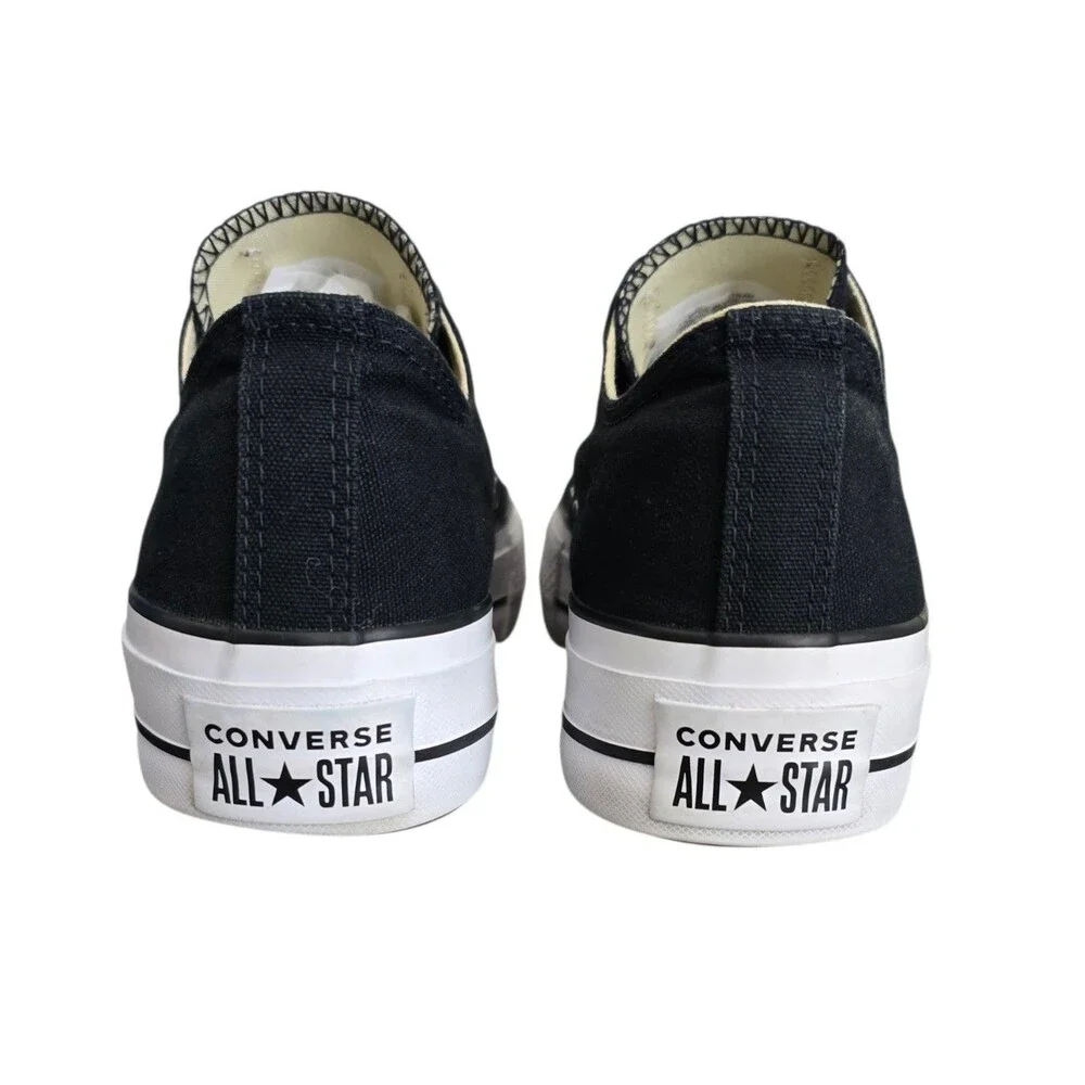 Converse Chuck Taylor All Star Lift Platform Sneakers Womens Size 9 Black Shoes